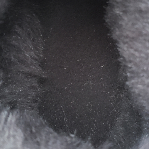 VS PINK Gray Animal Print Fur Lined Booties US 8 - Picture 11 of 12